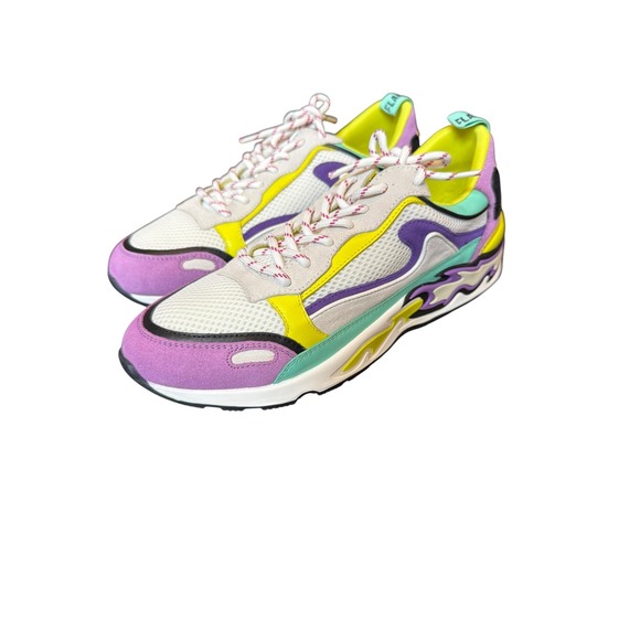 Sandro Flame Sneakers‎ Platform Chunky Colorful Accents Size 41 Size 10 NWT - Picture 1 of 5